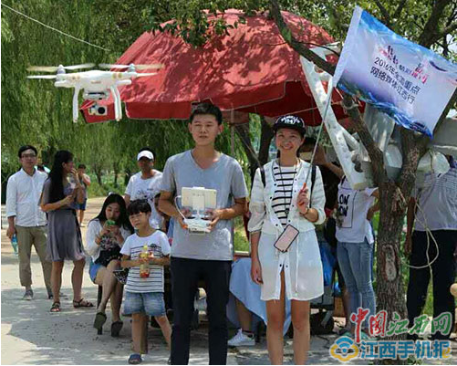 無人機走進仁和藥業(yè)863國家科技園